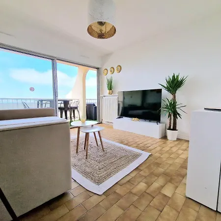 1ere Ligne Piscine Terrasse Au Bord De La Front De Avec 6 Vélos Appartement Palavas-les-Flots