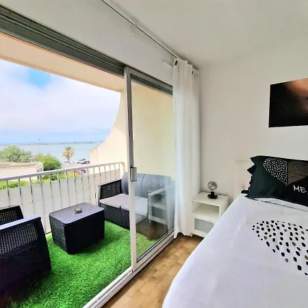 1ere Ligne Piscine Terrasse Au Bord De La Front De Avec Velos Apartament Palavas-les-Flots