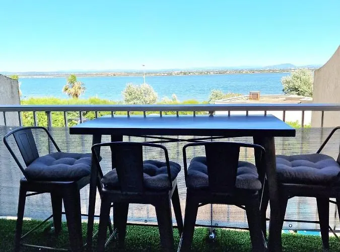 1ere Ligne Piscine Terrasse Au Bord De La Front De Avec Velos Lägenhet Palavas-les-Flots