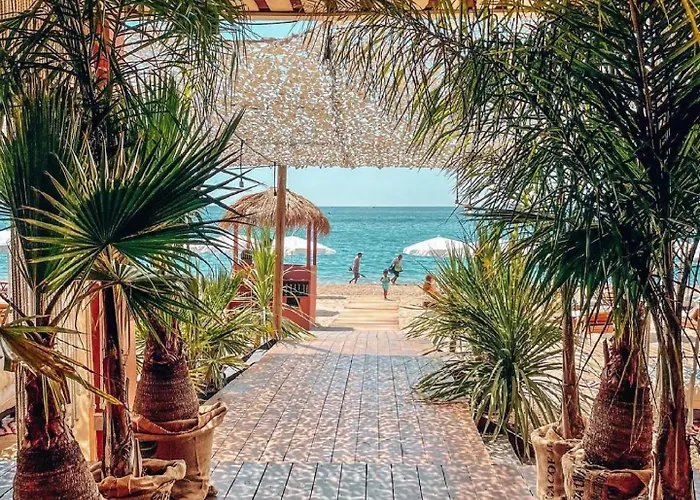 1ere Ligne Piscine Terrasse Au Bord De La Front De Avec Velos Lägenhet *